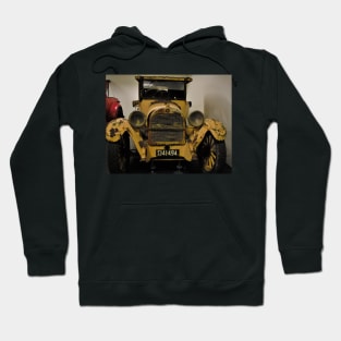 The yellow rusty vintage car Hoodie